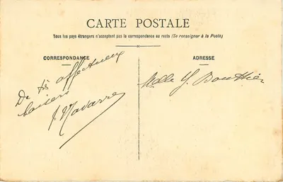 Basiliek van het Heilig Hart van Montmartre — Beeld van de Maagd met het Kind, van Fagel — V.N. N° 32 — Achterkant
