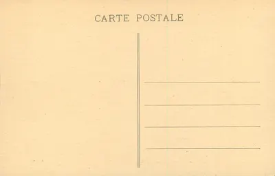 Jadalnia w zamku — bogato zdobiona wnętrze — wydawca F. Paris — Rewers