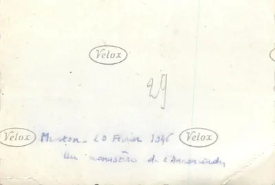 Menton — Klasztor Annonciad — Velox — Rewers