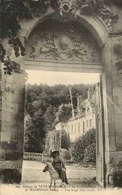 Abadia de Saint-Vandrille — A Grande Porta Louis XV — Delamare, n°503