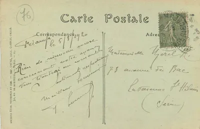 Fécamp — L'Abbaye, vue d'ensemble — Imp. Créteil, n°94 — Verso