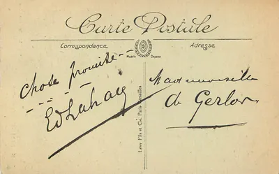 Falaise — Zamek — Librairie Landriani — Rewers