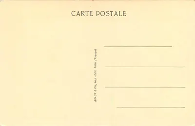 Strasbourg — Katedra — Façada południowo-zachodnia — Braun & Cie, Paryż — Rewers