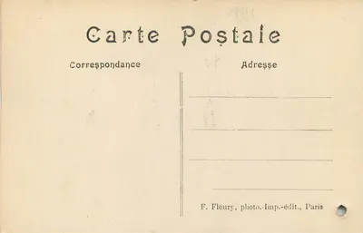 O Convento — A Célula (atualmente Capela) de Lacordaire — F. Fleury, Paris — Verso