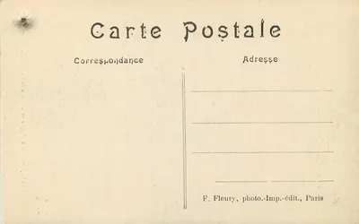 La Crypte — La Crypte et la Croix de Lacordaire — F. F. Paris — Verso