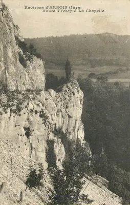Arredores de ARBOIS (Jura) — Estrada de Ivrey para La Chapelle — Editor: A. GOUTAGNY
