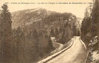 Vale do Hérisson (Jura) — O Col do Falcão e o Belvédère do Grand-Bec (alt. 1806m) — Editor CLE, n° 1607