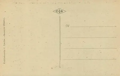 Wąwóz Hérisson (Jura) — Skok Girard (wysokość 35 m) — Wydawca C. Lardier, Besançon (Doubs) — Rewers
