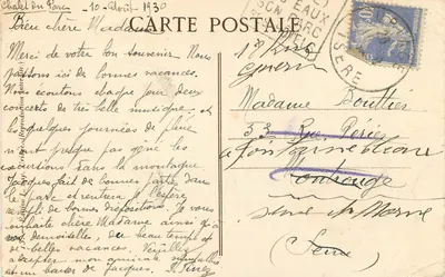 Uriage-les-Bains — Vista central — L. Sujuy — Verso