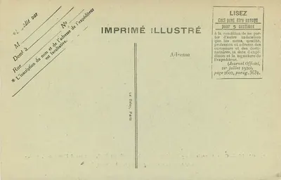 Paryż — Kaplica wyroczni — Wnętrze kaplicy Ludwika XVI — Bulwar Haussmann 73 bis — Wydawca B.L.D. — Rewers