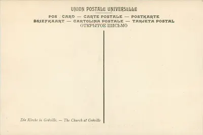 A Igreja de Gréville — Museu do Louvre, Paris — Millet, n°311 LL — Verso