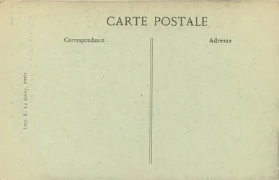 Paryż — Stary akacja centenariusz ozdobny z ciosu St-Julien-le-Pauvre — Imp. E. Le Deley, Paryż — Rewers