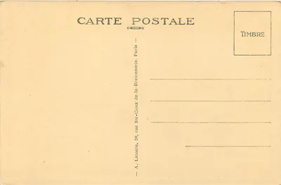 Paryż — Muzeum Cluny i Square de la Sorbonne — wydawca A. Leconte, n° 149 — Rewers