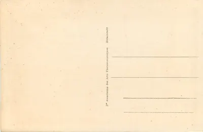 Strasburg — Katedra — widok fasady i wieży — wydawca 3e Asacienne des Arts Photomecaniques — Rewers