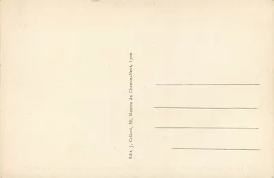 Vienna (Isère) — Cloître roman du XIIe siècle, reste de l'ancienne Abbaye de Saint André-le-Bas — J. Cellard, Lyon — Verso