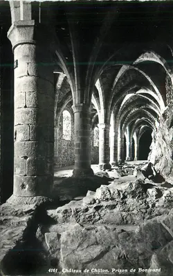 Castelo de Chillon — Prisão de Bonivard — Verlag Beringer & Pampalinger, Zurique