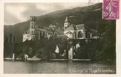 Abadia de Haute-combe — vista panorâmica — L. Banc, Fot. Ed., Montmélan