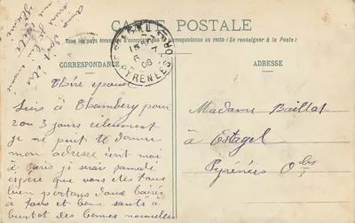 Chambéry - Ogólny widok — E. Reynaud, nr 291 — Rewers