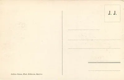 Aix-les-Bains — Widok z hotelu Splendide Hôtel Excelsior — J.J. 8878 — Rewers