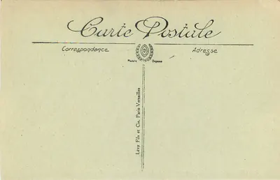 Compiègne — Zamok — Salony odpoczynku Princesa Impériała — LL. — Rewers