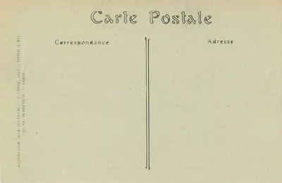 Pałac w Compiègne — Galeria Cery — ND Fot. — Rewers