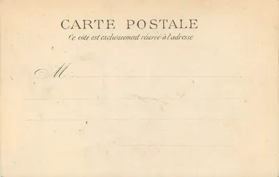 Pokój pani Émile Loubet — Zamek Compiègne — wydawca nieznany — Rewers