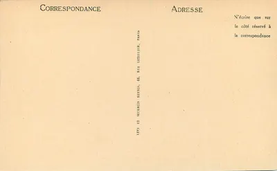 Compiègne - Widok w Parku - LL — Rewers