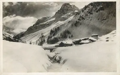 Val d'Isère (1500 m) — O Jozéry — Editor FITTE, Savoie