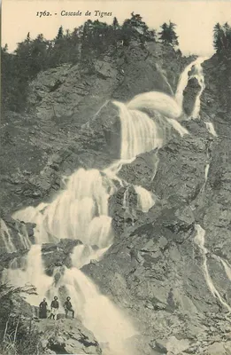 Cachoeira de Tignes — 1762 — Editor L. Reynaud, Corteyen, Chambéry