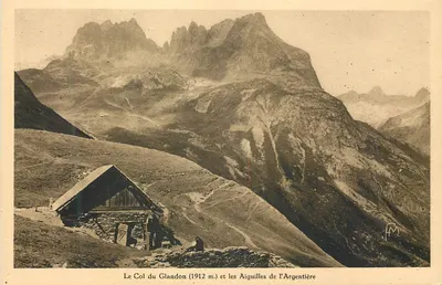 O Col do Glandon (1912 m.) e as Aiguilles de l'Argentière — Martinotto Frères, n°145