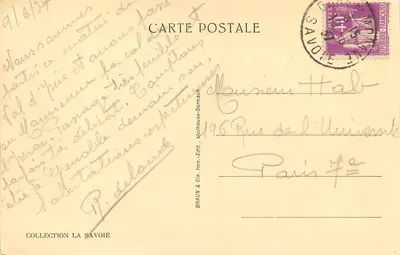 Wodospad St-Benoit — okolice Modane — Braun & Cie, Nulhouse-Dornach, nr 14016 — Rewers