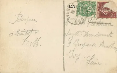 Garabit - O Viaduto e a Vale da Truyère — Editor desconhecido, n° 541 — Verso