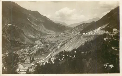 Modane - Estação e o Replaton — A Saboia Pitoresca, n°1209