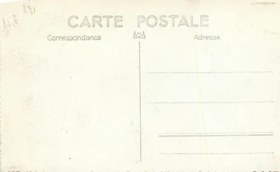 Palácio Imperial — vista panorâmica — editor não identificado, n° de série 816 — Verso
