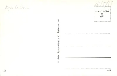 Hertogenbosch — Główne wejście katedry św. Jana — Gebr. Spanijersberg N.V., Rotterdam — Rewers
