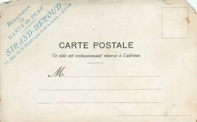 Jeune garçon en costume de soirée — portrait encadré Art Nouveau — ÉPANOLI — Achterkant