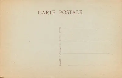 Vichy — O rio Allier e o novo Parque — J. Comble — Verso