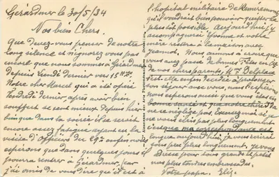 Gérardmer - Cirque de Retournemer — widok panoramiczny jeziora i gór, wydawca ARA, nr 73 — Rewers