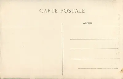 Blois — O Castelo — Lareira do Porc-Epic — Norrelles Galeries de Blois, editor — Verso