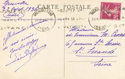 Grenoble — Il Giardino della Città — Il Torrente (di Urbain Basset) — Verso