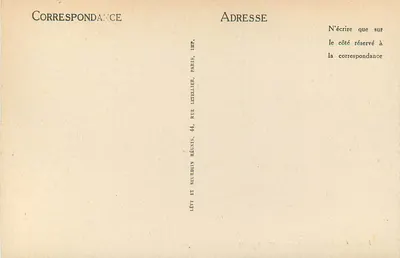 Chantilly — Les Grandes Écuries (Détail) — L.L. — Rewers