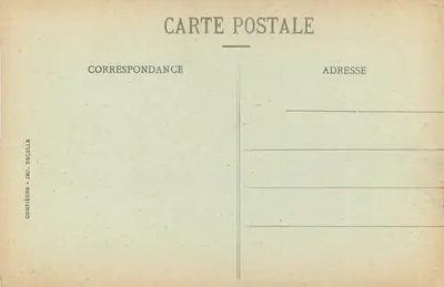 Compiègne — Hotel de Ville — wydawca Imp. Decelle, n°48 — Rewers