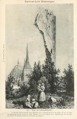 Torre de Gallardon — Eure-et-Loir Histórica — G. Fouteault, editor, Dreux