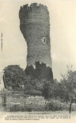 Torre de Gallardon — Castelo fortificado do século X — G. Fomeneit, editor Dreux