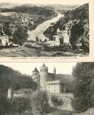 Castelo de La Roche — St-PRIEST-LA-ROCHE (Loire) — Editor Prieur, Roanne