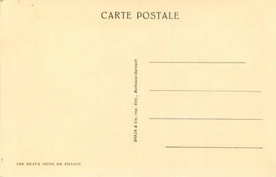 Strasburg — Katedra — Portaal Prawe, Szalona Matka Boża — 1957, wydawnictwo Braun & Cie — Rewers