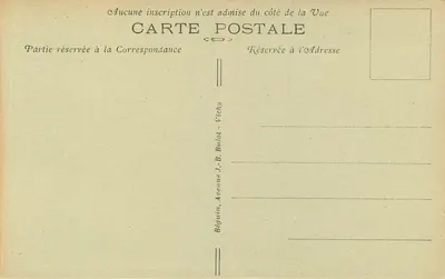 La Chaise-Dieu — Das alte Tor der Abtei — Ideal, n° 8427 — Rückseite
