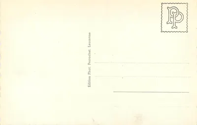 Lausanne — Alpy Wodne i Grammont — Wydawnictwo Fot. Perrochet, Lausanne, nr 515 — Rewers