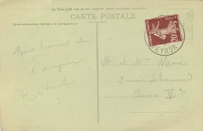 Gorges van de TARN — Het Kasteel van La Caze — Imp. Carrère, Rodez — Achterkant