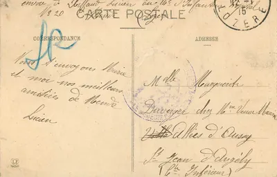 Góry Tarnu - Zamek La Caze - Front na Tarn — La Lozère (5) — Wydawca L'Archique, Bracia Toulouse — n° 581 — Rewers